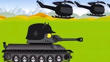 外国经典坦克世界；KB44带领部下迎战黑骑士军团！哪个军团更强？