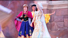 迪士尼公主艾莎和安娜，还有全场其他公主的完美表演，真的太好看