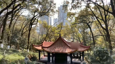 重庆合川烈士纪念碑,在人民公园里面,是合川人心目中的圣地