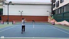 大神网球：大神2021年3月17日训练，小球、正手、双反、削球练习