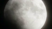 超级月亮＋血月，2021年5月26日月全食全过程，1分钟看完