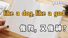 [图]英语“like a dog, like a god”，到底啥意思呢？