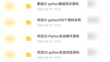 python 项目实例 源码算法 游戏自动办公 Excel word实战 源代码