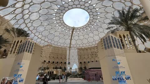 阿联酋迪拜2020世博园游览视频