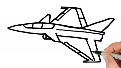 战斗机简笔画法 飞机图片