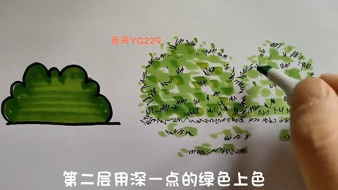 你还在画简单的草丛吗