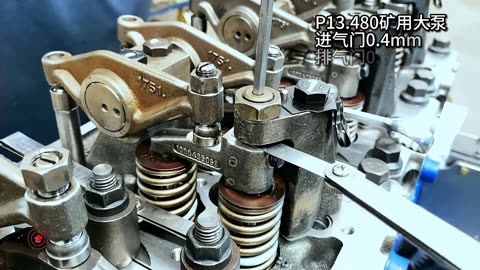 潍柴p13矿用大泵机气门间隙调整方法