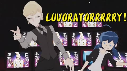 瓢虫雷迪mmd:日漫版玛丽娜和艾俊的《luvoratorrrrry!》